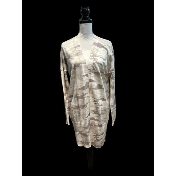 Sanctuary White Camo Long Cardigan/ Duster size small - Picture 3 of 11